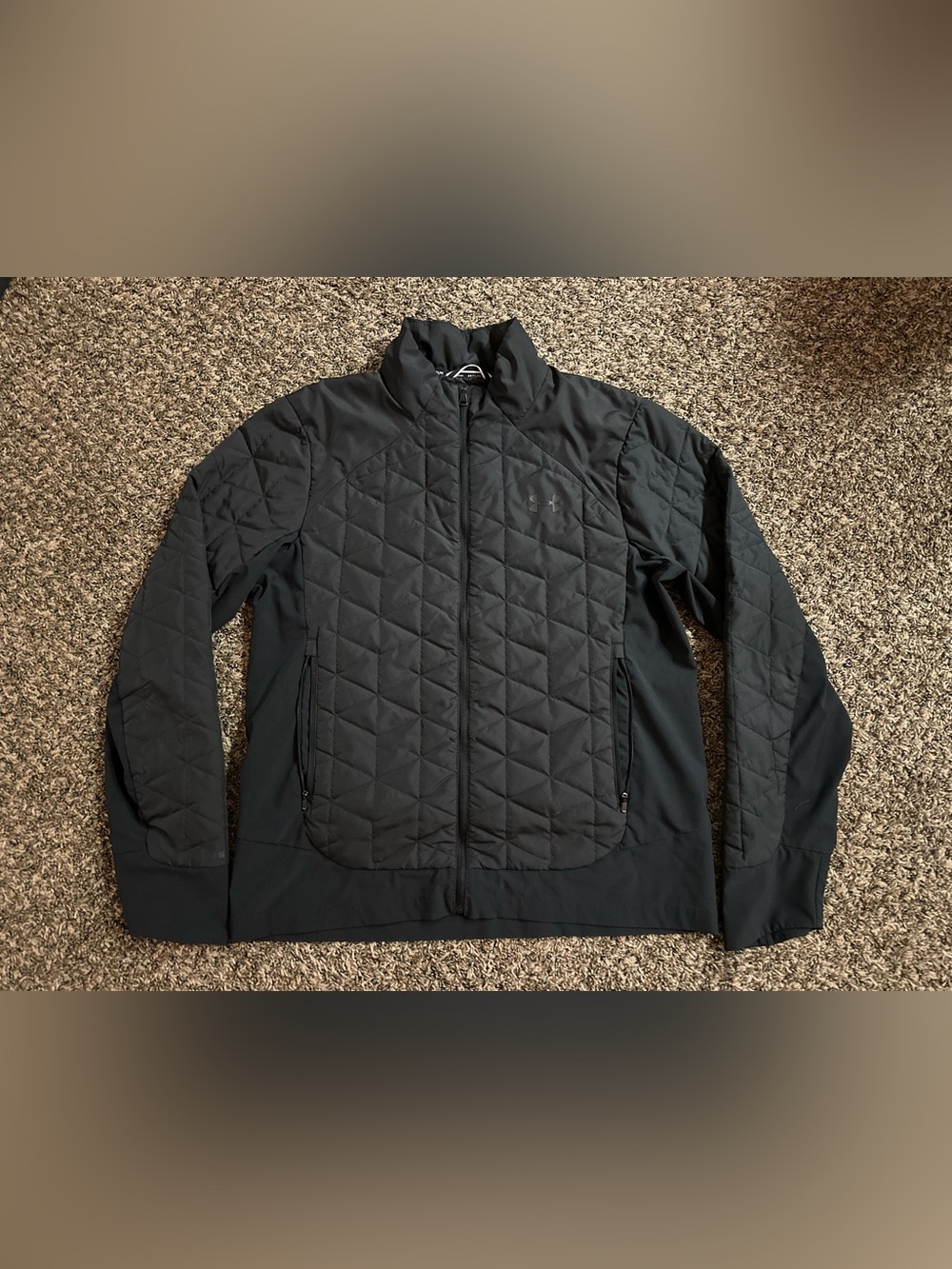 Under Armour Men's ColdGear Reactor Hybrid Jacket in black - Large
